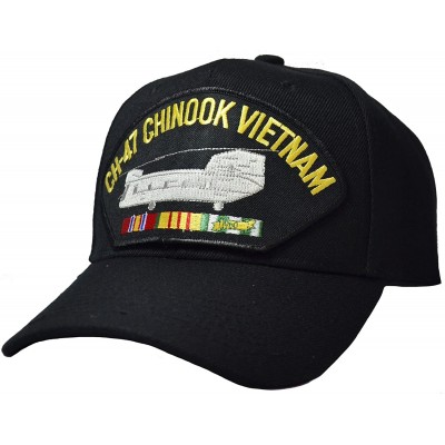 Baseball Caps CH-47 Chinook Vietnam War Cap Black - CV12DS9JS6X $18.36