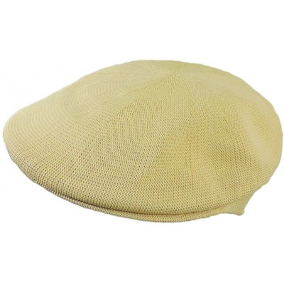 Newsboy Caps Mens Tan Khaki Knitted Golf Gatsby Ascot Newsboy Cap - CW11KT6U9IF $10.08