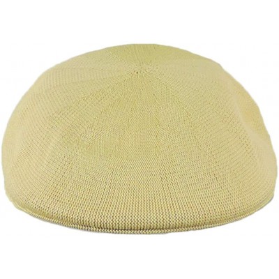 Newsboy Caps Mens Tan Khaki Knitted Golf Gatsby Ascot Newsboy Cap - CW11KT6U9IF $10.08