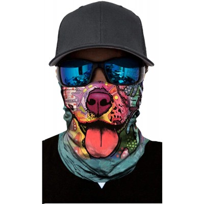 Balaclavas Bandana Face Mask Neck Gaiter- Unisex Scarf Mask Tube Multifunctional Headwear- Buff Face Mask - A-dogb - C5198L2O...