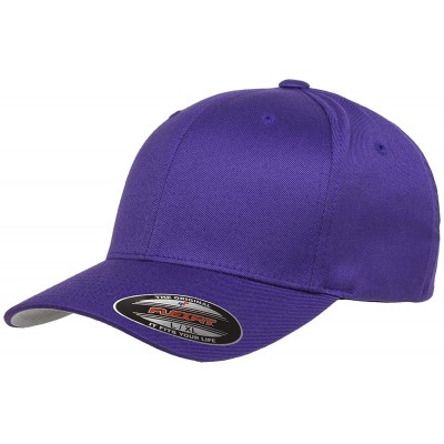 Baseball Caps Wooly Combed Twill Cap w/THP No Sweat Headliner Bundle Pack - Purple - CI184WS9M8D $10.14