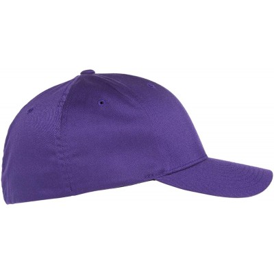 Baseball Caps Wooly Combed Twill Cap w/THP No Sweat Headliner Bundle Pack - Purple - CI184WS9M8D $10.14