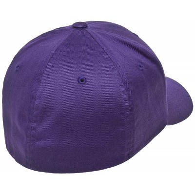 Baseball Caps Wooly Combed Twill Cap w/THP No Sweat Headliner Bundle Pack - Purple - CI184WS9M8D $10.14