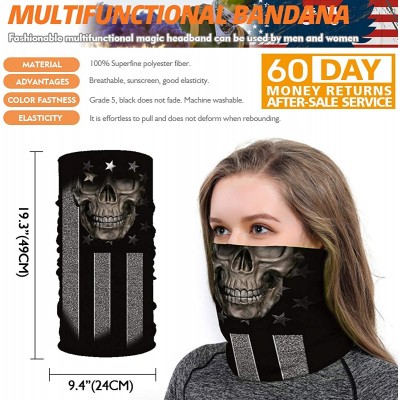 Balaclavas Multifunctional Bandana- Face Mask Bandanas-Headwear- Magic Scarf- Headband - National Flag 1 - C81987XA6LR $11.21