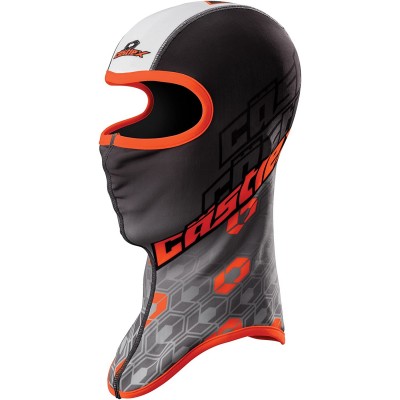 Balaclavas Team Sublimated Snowmobile Winter Balaclava - Black/Orange - C8182H4LHWI $22.68