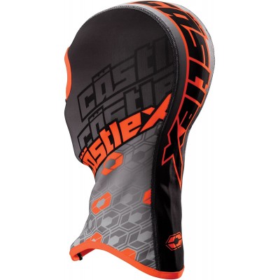 Balaclavas Team Sublimated Snowmobile Winter Balaclava - Black/Orange - C8182H4LHWI $22.68