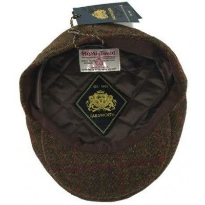 Newsboy Caps Stornoway Flat Cap - Mocha - CL18N9SE8L7 $28.92