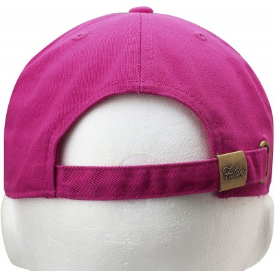 Baseball Caps 12-Pack Wholesale Classic Baseball Cap 100% Cotton Soft Adjustable Size - Fuchsia - CG18E6L53XT $36.50