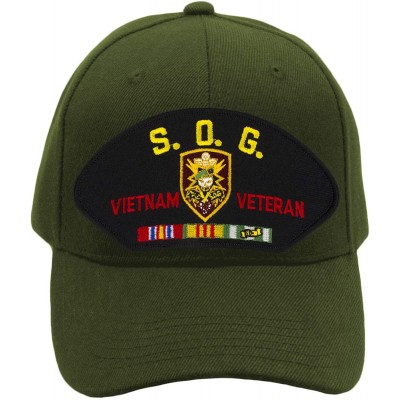 Baseball Caps SOG Studies and Observations Group - Vietnam War Veteran Hat/Ballcap Adjustable One Size Fits Most - Olive Gree...
