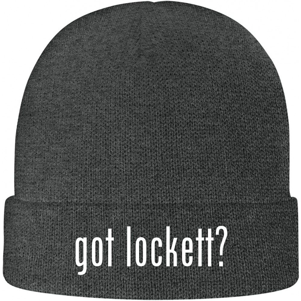 Skullies & Beanies got Lockett? - Soft Adult Beanie Cap - Grey - C718AXGTIHT $19.71