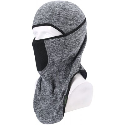 Balaclavas Balaclava-Ski Mask Winter Thicken Outdoor Face Mask Windproof Warmer Hood - 1-pack Gray(thicken) - CX18602X8HK $8.99