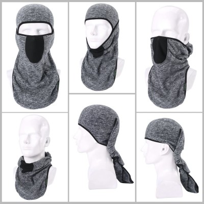 Balaclavas Balaclava-Ski Mask Winter Thicken Outdoor Face Mask Windproof Warmer Hood - 1-pack Gray(thicken) - CX18602X8HK $8.99