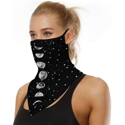 Skullies & Beanies Face Scarf Bandana Ear Loops Face Mask Rave Balaclava Men Women Neck Gaiters Dust Wind Motorcycle Mask Hea...