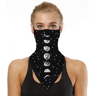 Skullies & Beanies Face Scarf Bandana Ear Loops Face Mask Rave Balaclava Men Women Neck Gaiters Dust Wind Motorcycle Mask Hea...