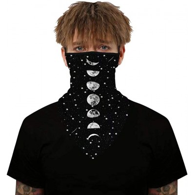 Skullies & Beanies Face Scarf Bandana Ear Loops Face Mask Rave Balaclava Men Women Neck Gaiters Dust Wind Motorcycle Mask Hea...