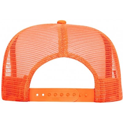 Baseball Caps Camp Half-Blood Polyester Foam Front Mesh Back Trucker Hat Camp HalfBlood Halloween Costume (Bright Orange) - C...