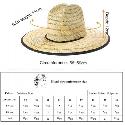 Cowboy Hats Western Style Round Up Cowboy Straw Hat Ladies Fedora Shapeable Brim Beach Hats - 99759_natural - CE18RWYHGM0 $14.59