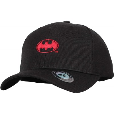 Baseball Caps Superman Shield Embroidery Baseball Cap AC3260 - Batblack - CG18M0XSR6N $28.31