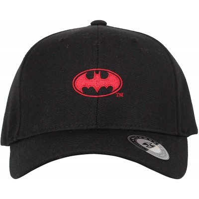 Baseball Caps Superman Shield Embroidery Baseball Cap AC3260 - Batblack - CG18M0XSR6N $28.31