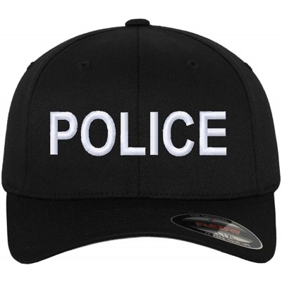 Baseball Caps Embroidered Police Genuine Flexfit Cap - CK18AW89EZI $41.79
