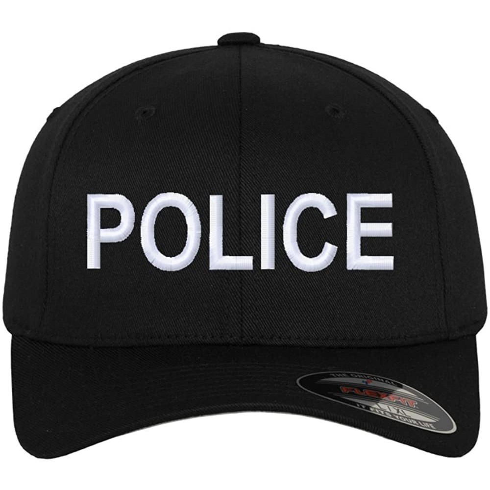 Baseball Caps Embroidered Police Genuine Flexfit Cap - CK18AW89EZI $26.12