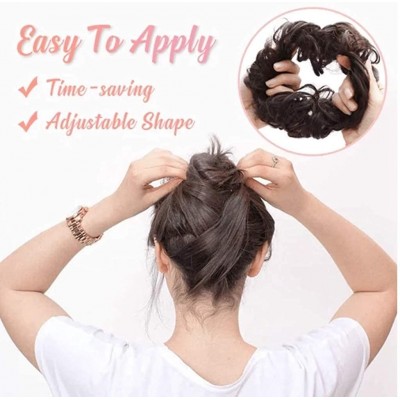Cold Weather Headbands Extensions Scrunchies Pieces Ponytail - B-g - CM18YO5ANCD $11.10