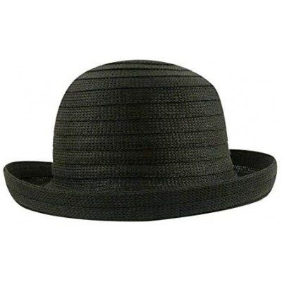 Sun Hats Women Sebastopol Sightseer Sun Hat - Black - C1112IR33SV $19.59