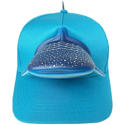 Baseball Caps Fierce Dinosaur Children's Sun Protection Casual Baseball Adjustable Hat Cap - Whale - C118RYOQK6L $11.30