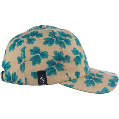 Baseball Caps Floral Print Baseball Cap Adjustable Snapback Six Panel Dad Hat for Women & Men Moldable Brim - Floral 4 - CL18...