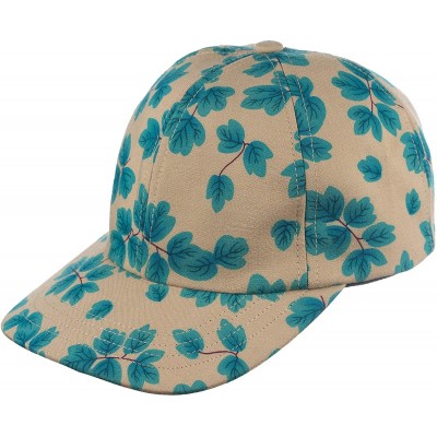 Baseball Caps Floral Print Baseball Cap Adjustable Snapback Six Panel Dad Hat for Women & Men Moldable Brim - Floral 4 - CL18...