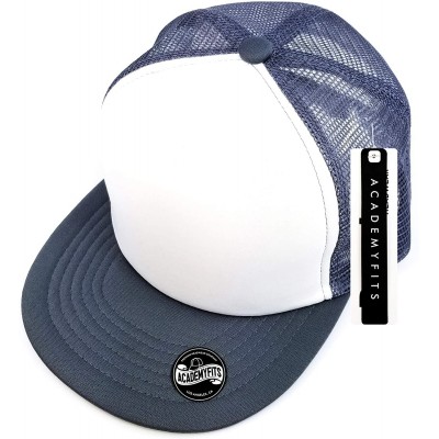Baseball Caps Quality 5 Panel High Crown Trucker Foam Mesh Hat Snapback Flat Visor Men Women Wholesale Lot 12 Pack 2070 - C81...