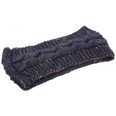 Cold Weather Headbands Winter Knitted Headband- Crochet Twist Hairband Turban Ear Warmer Head Wraps for Women Girls - 2pack-k...