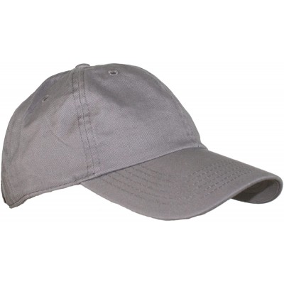 Baseball Caps Oceanside Solid Color Adjustable Baseball Cap - Light Gray - CY1219NZBMP $7.62