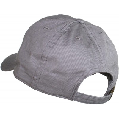 Baseball Caps Oceanside Solid Color Adjustable Baseball Cap - Light Gray - CY1219NZBMP $7.62