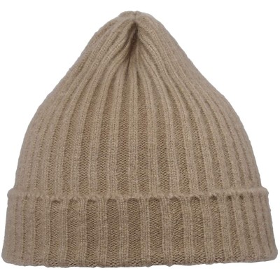 Skullies & Beanies Beanie Knit Hat Warm Winter Daily Slouchy Skull Beanies Cap for Women Kids - Khaki - CB18IE96DYC $11.36