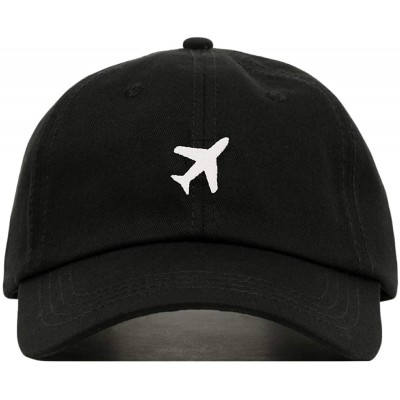 Baseball Caps Airplane Baseball Hat- Embroidered Dad Cap- Unstructured Soft Cotton- Adjustable Strap Back (Multiple Colors) -...