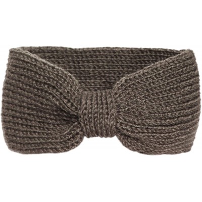 Cold Weather Headbands Crochet Bow Winter Headband Ear Warmer - 14-khaki - C318LOEWSWQ $23.43