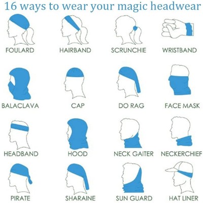 Headbands Magic Headwear Pink Flamingo Outdoor Scarf Headbands Bandana Mask Neck Gaiter Head Wrap Mask Sweatband - CS18C8DHU8...