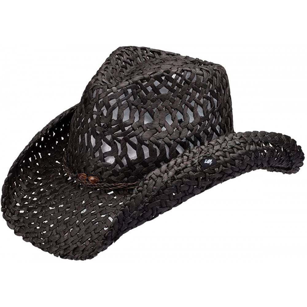 Cowboy Hats Womens Ford Drifter Hat - Black - CM11SAGZT5X $49.45