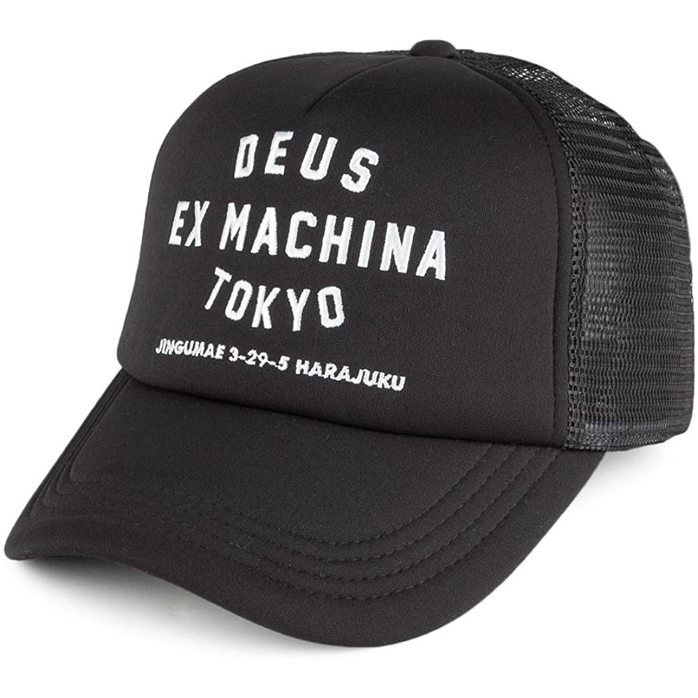 Skullies & Beanies Tokyo Address Trucker Cap - Black - CD1295611OP $39.32