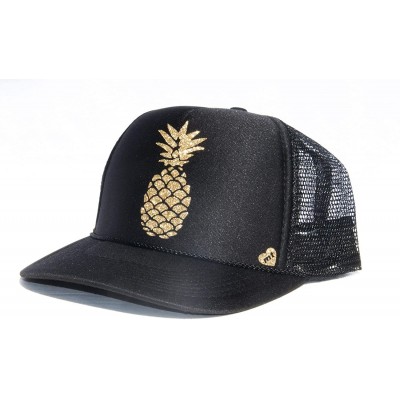 Baseball Caps Pineapple - Black - CJ18NTHDS64 $52.80