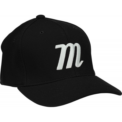 Baseball Caps M Logo Stretch FIT HAT - Black - C9187M4K0HQ $23.39