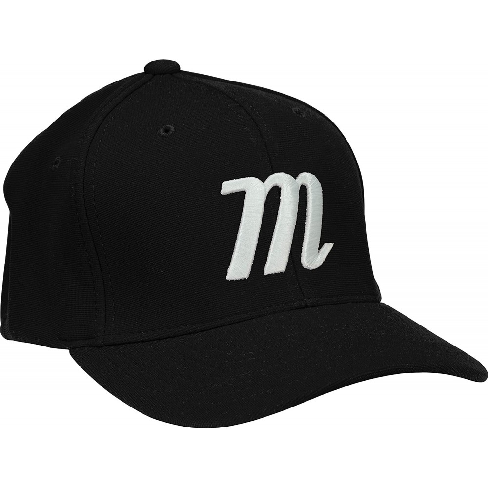 Baseball Caps M Logo Stretch FIT HAT - Black - C9187M4K0HQ $23.39