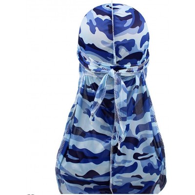 Skullies & Beanies Assorted Paisley Bandana Headwraps Womens - Blue Camouflage - CO199XC72M9 $9.67