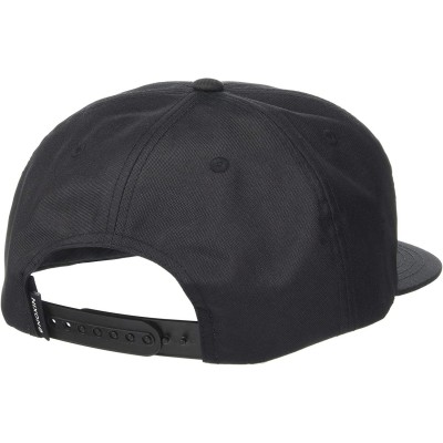 Baseball Caps Men's Lockup Snapback Hat - All Black/Black - C6124QRT4XX $17.82