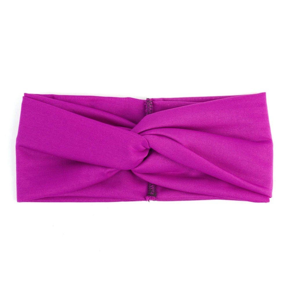 Headbands Leopard Headbands Hairbands Headband Bandanas - Dark Purple - CS18WZ2TOM3 $23.47