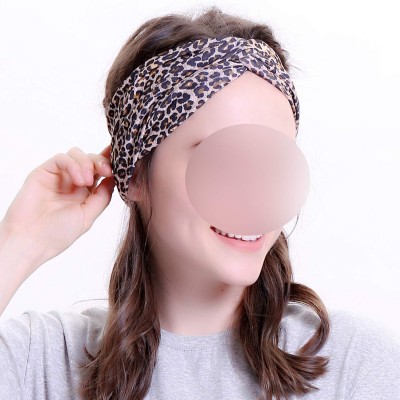 Headbands Leopard Headbands Hairbands Headband Bandanas - Dark Purple - CS18WZ2TOM3 $23.47