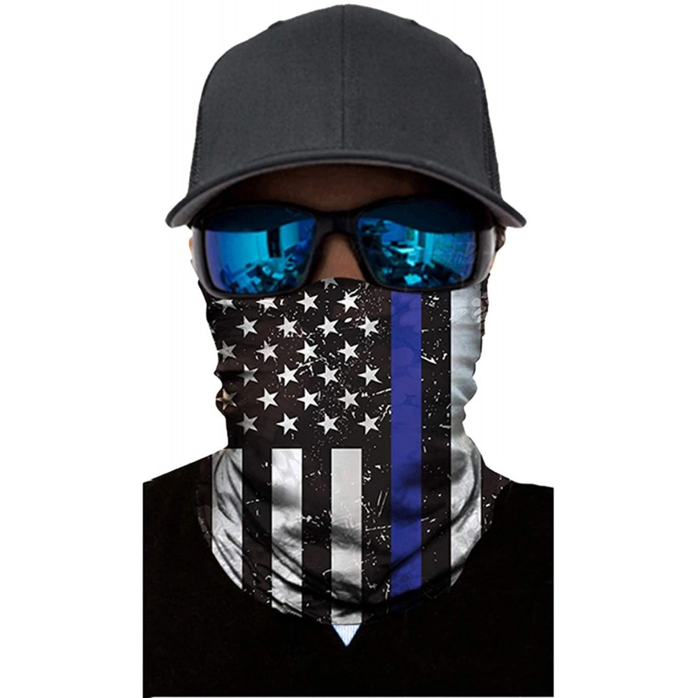 Balaclavas Bandana Face Mask Neck Gaiter- Unisex Scarf Mask Tube Multifunctional Headwear- Buff Face Mask - G-flag-1 - CP198L...
