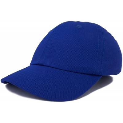 Baseball Caps Baseball Cap Dad Hat Plain Men Women Cotton Adjustable Blank Unstructured Soft - Royal Blue - C411JYDG7KD $10.92