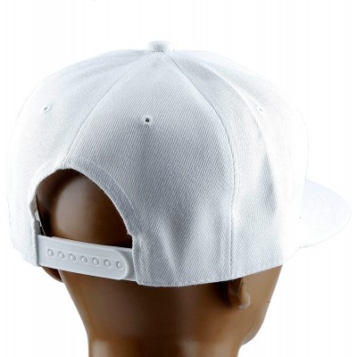 Baseball Caps Unisex Snapback Hats-Adjustable Flat Bill Baseball Caps Dancing Hip Hop Cap - 8-style S - CX18ERDRE4G $10.77